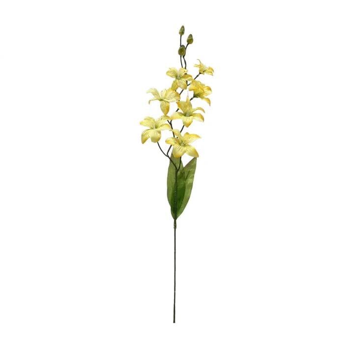 26" Silk Boat Orchid Florals/Floral Spray/ Wedding Roses/ White/Outdoor Wedding Greenery/Centerpiece Decor/Faux Flowers/