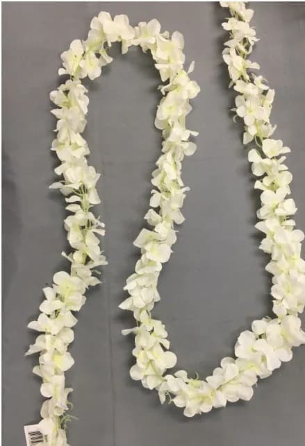 Silk Wisteria Ivory Garlands/Vines For Wedding/Greenery/Wedding Centerpieces/Home Decor/Faux Vines/Silk Vines/Garlands