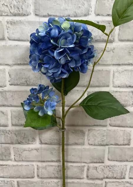30" Blue Hydrangea Stems/Silk Floral/Centerpieces/Wedding/Prom/Artificial Florals/Wedding Centerpiece/Home Decor/Faux Flower/Flower Bouquet