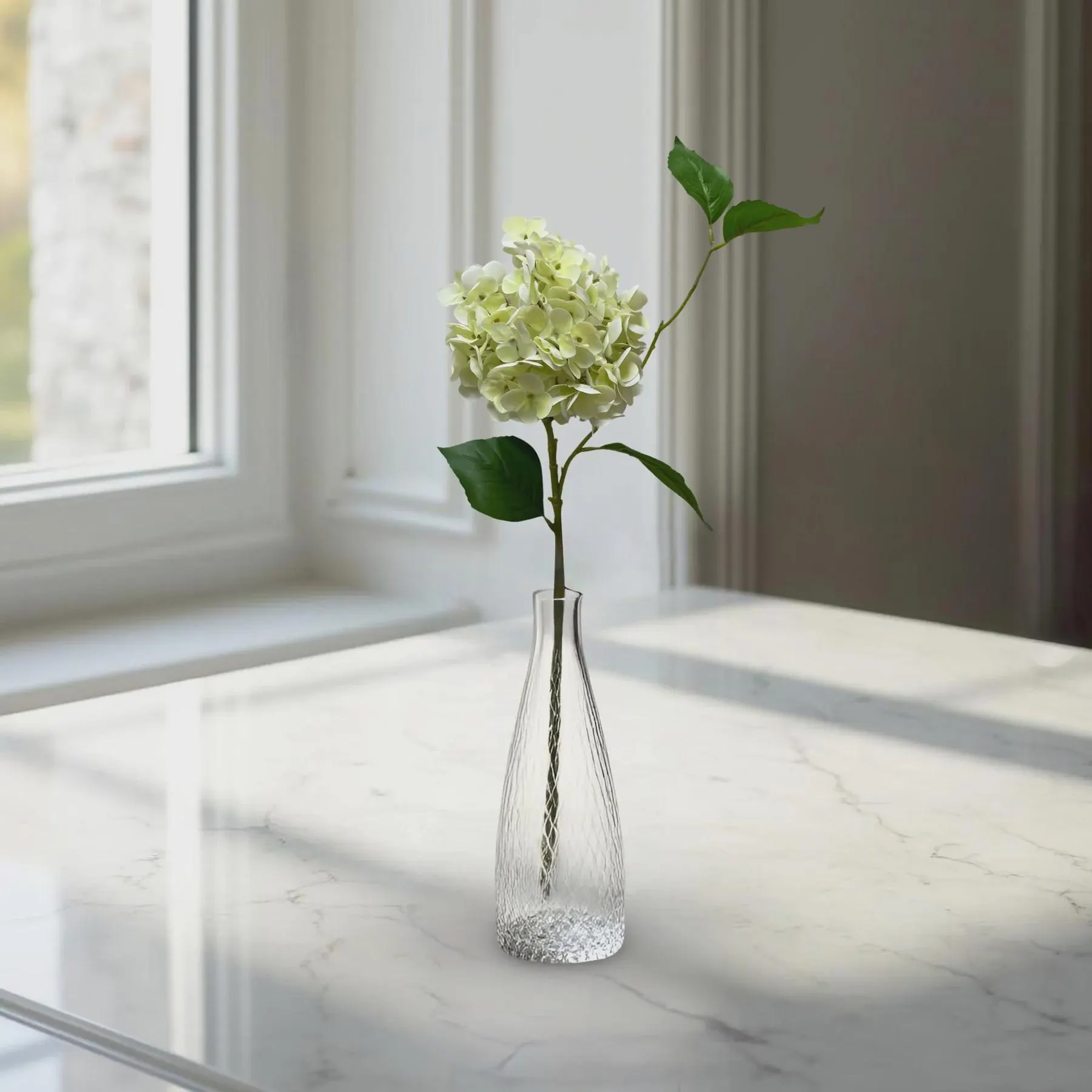 30" White Fresh Touch Hydrangea/Artificial Greenery/Holiday Decor/Christmas Decor/Seasonal/Long Garland