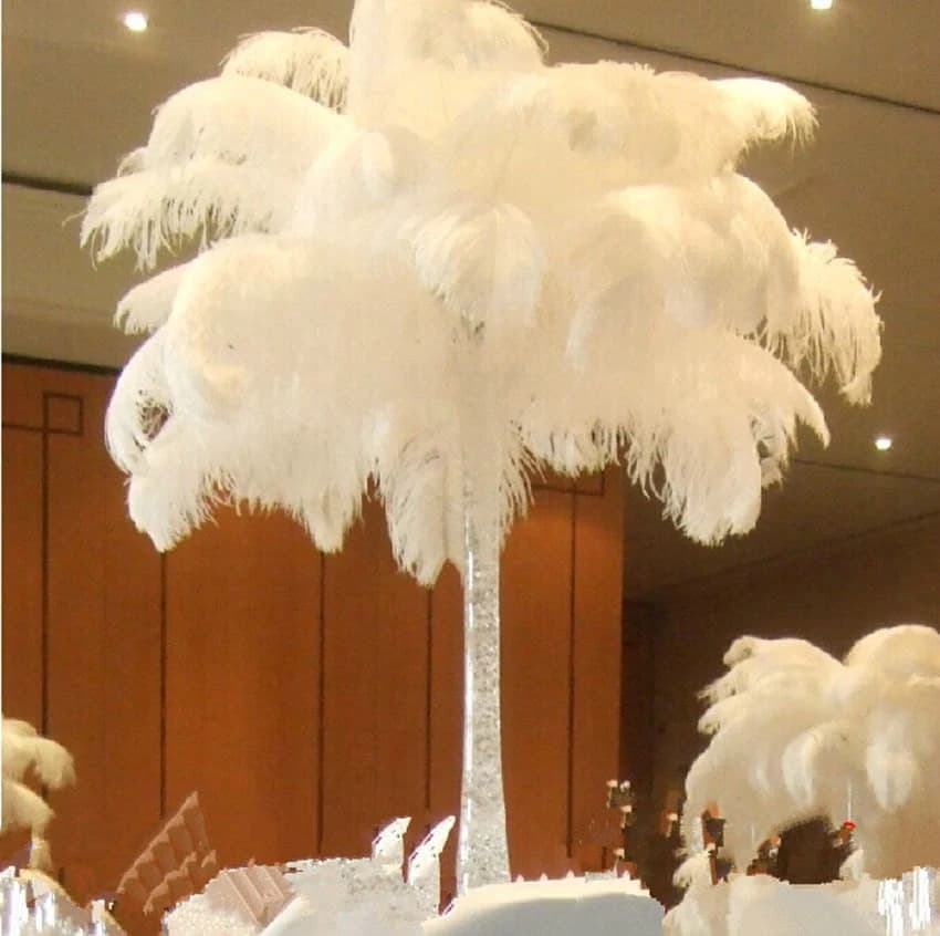 BULK 50 Piece - 10-26 inches White ostrich feather for Wedding Centerpiece decoration/Plume Feathers/Milinery/Craft Feathers