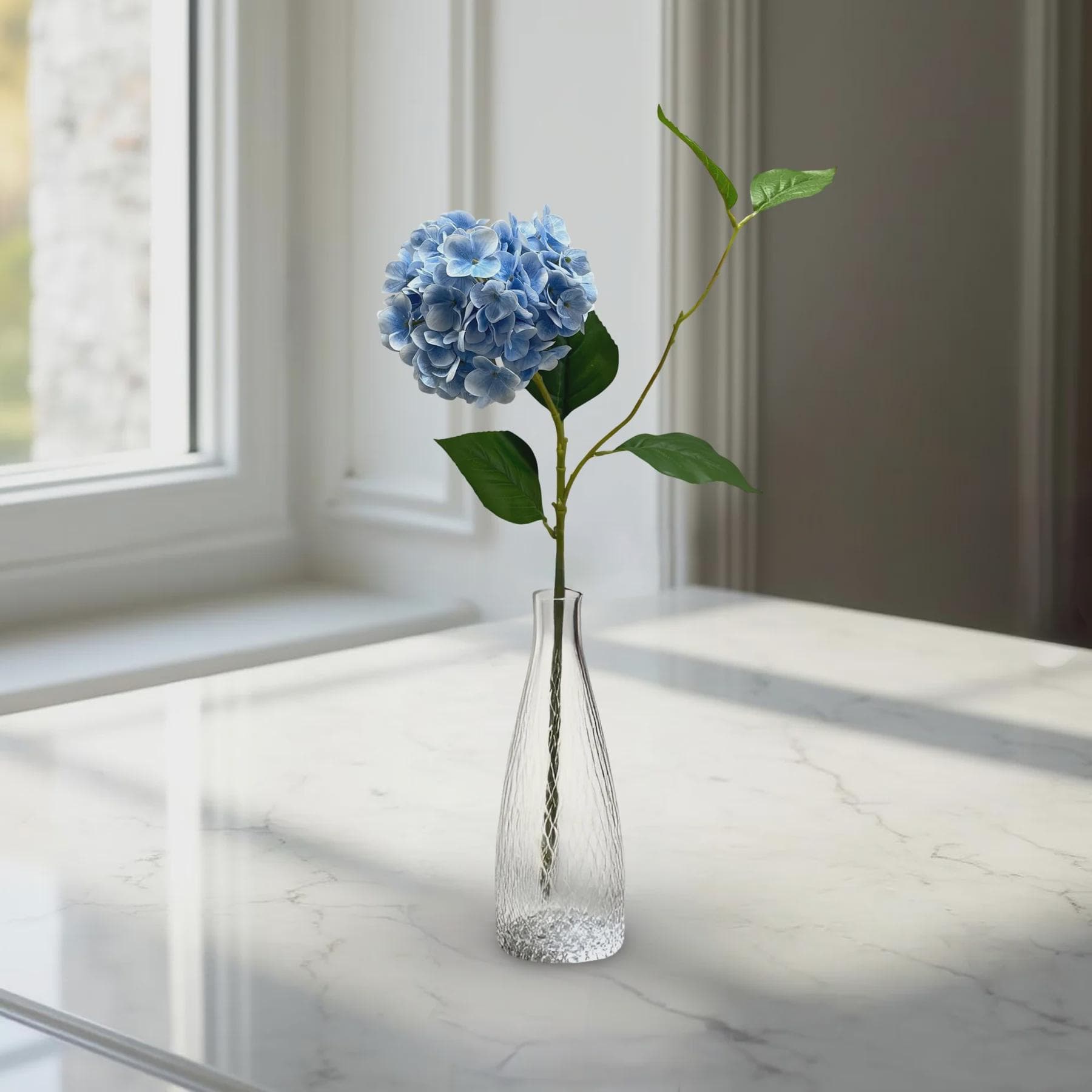 30" Blue Fresh Touch Hydrangea/Artificial Greenery/Holiday Decor/Christmas Decor/Seasonal/Long Garland