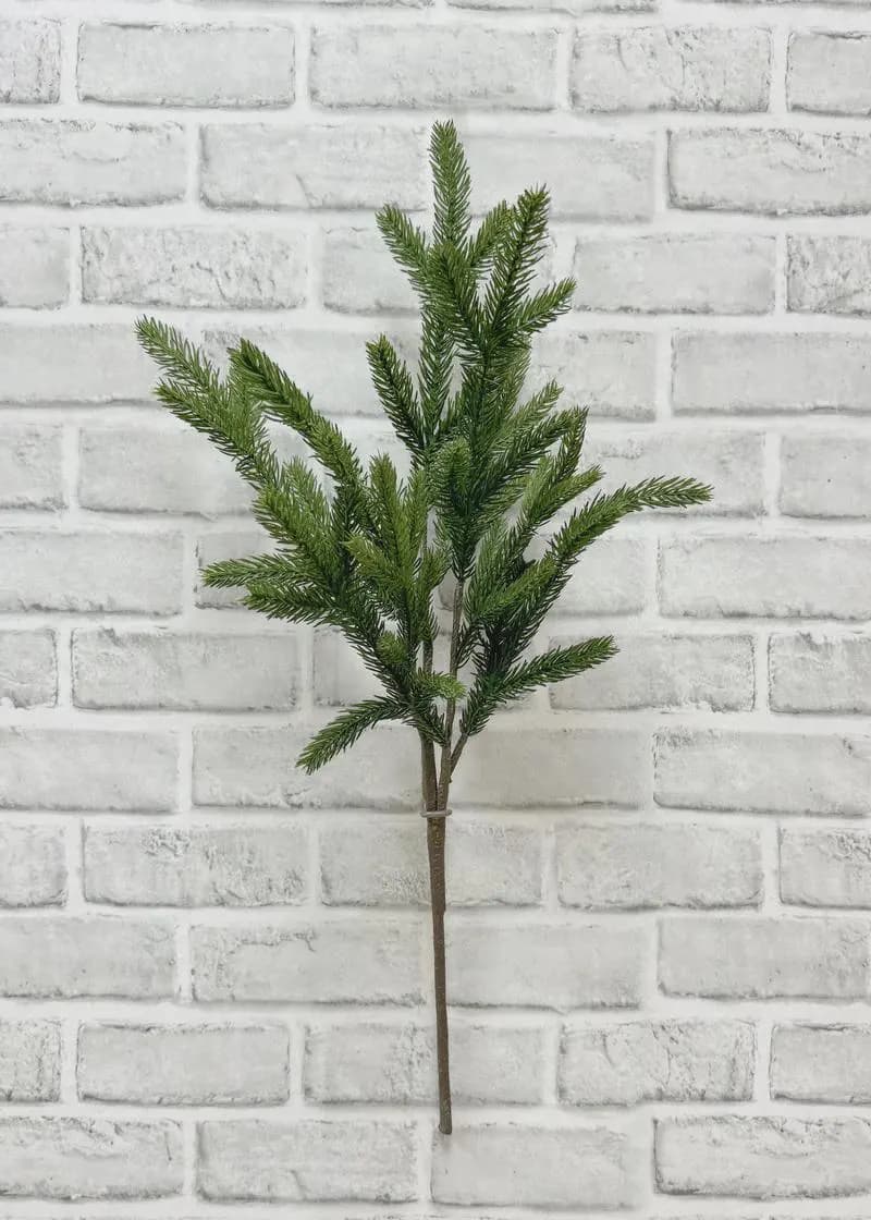 24" Fresh Touch Spruce Spray/Holiday Season/White Winte/Spray/Fall/Red Berry/Faux/Autumn Decor/Holiday Decor/Fall Decor/Table Decor