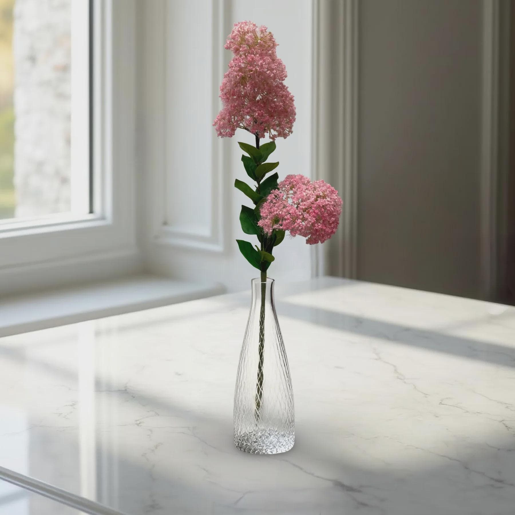 34" Pink Meadowsweet Spray/Artificial Greenery/Holiday Decor/Christmas Decor/Seasonal/Long Garland