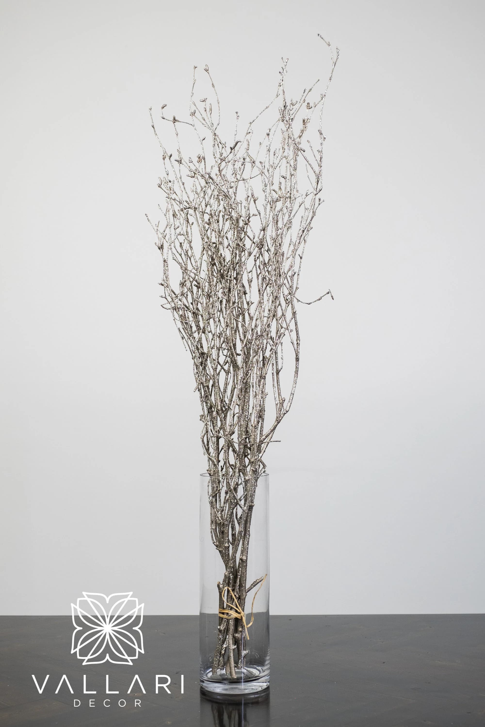 32" Silver Sparkly Birch Twig /Curly Twigs/Branches/Centerpiece decor/ Decoration Branches/Gold Branches/Glitter Branches/Silver Branches