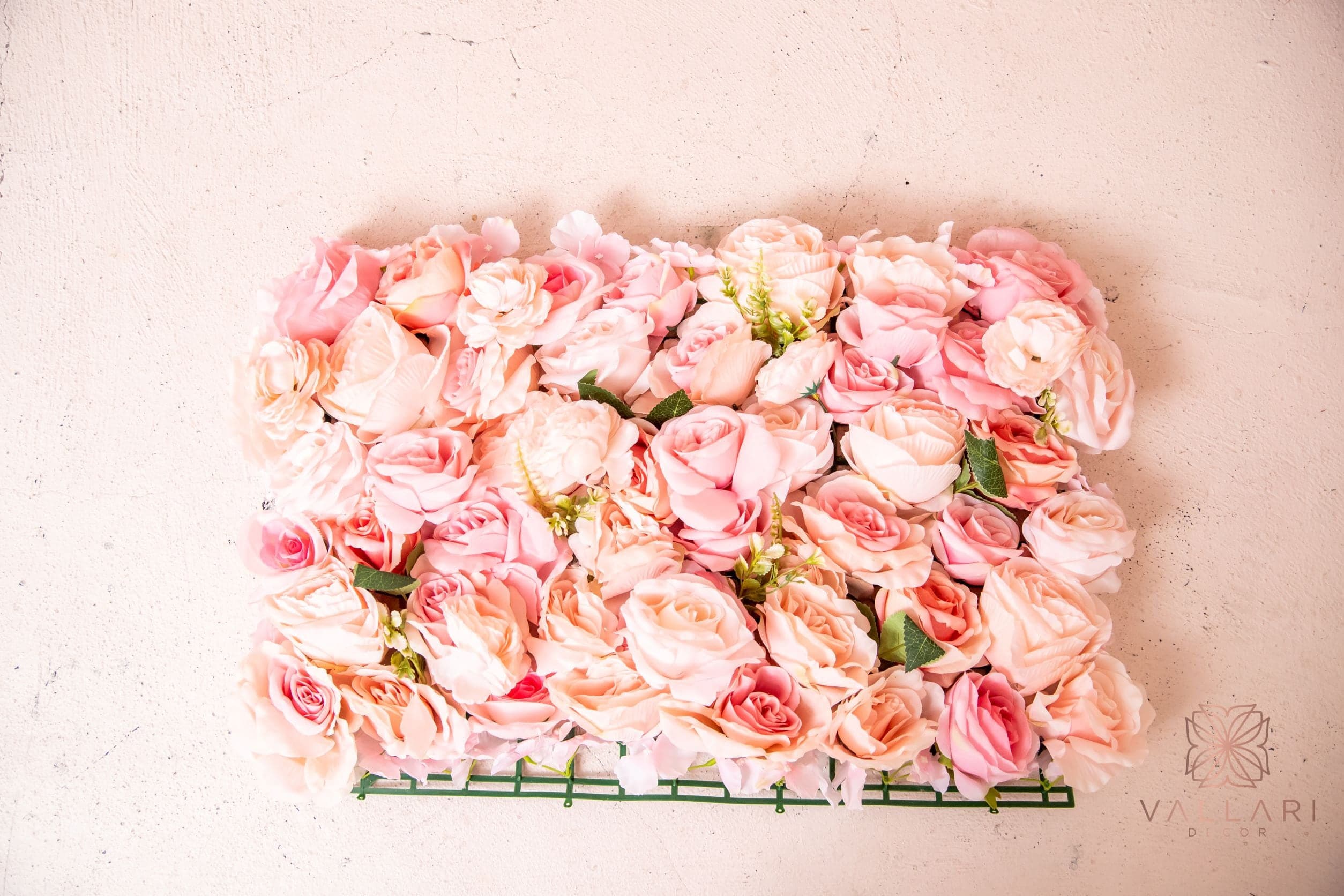 Mixed Pink Rose Flower Panel/ Wedding decor/ Floral decor/ Flower wall/ Event decor/ Floral wall panel/Peonies/Roses/Greenery Panel