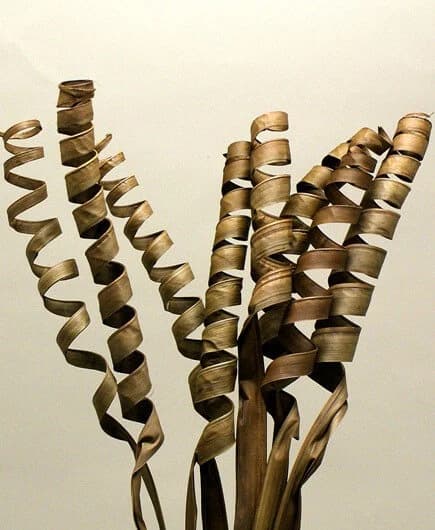 22" Curly Palm Leaf/Curly Twigs/Branches/Centerpiece decor/Decoration Branches/Gold Branches/Glitter Branches/Silver Branches