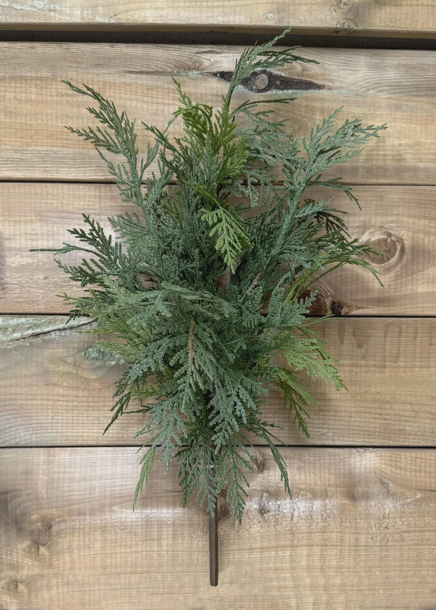 22" Fresh Touch Northern White Cedar Bush | Real Touch Artificial Cedar | Faux Evergreen Bush | Christmas Greenery | Winter Home Decor