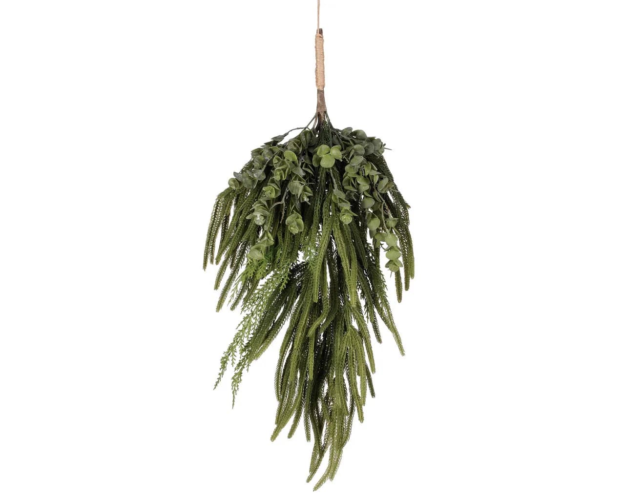 32" Real Touch Mixed Evergreen Teardrop/Green Artificial Wreath/Green Wreath/Natural Looking Wreath/Outdoor Wreath/