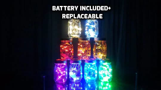 1 Meter Micro LED Fairy string light 1M/10 lights waterproof. Silver wire. white light, warm white