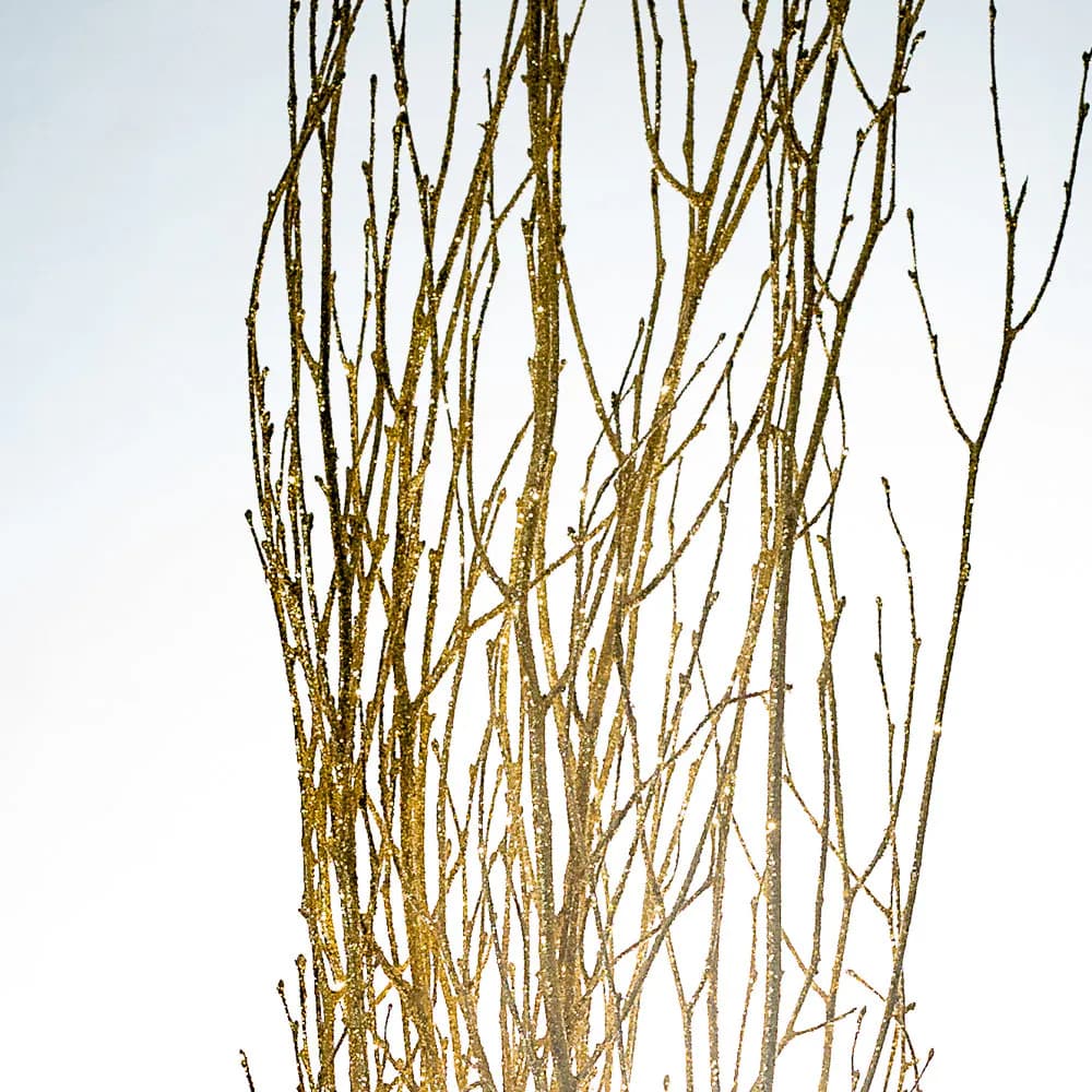 Gold Sparkly /Curly Twigs/Branches/Centerpiece decor/ Winter wonderland/Decoration Branches/Gold Branches/Glitter Branches/Silver Branches