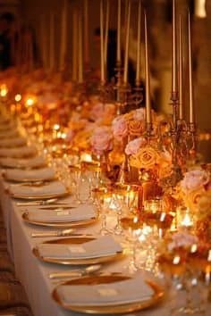 10" Metallic Gold Taper Candles-Dripless Tall Candles for Wedding Centerpieces, Events - Silver, Rose Gold, Blush Pink - Set of 1, 3, or 12