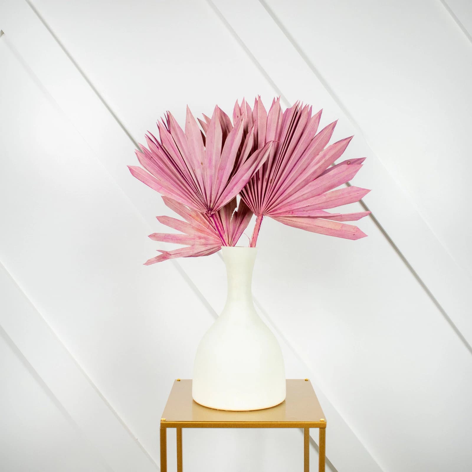NEW DUSTY PINK Sun Palm 1-6pc - 10-16"Dried Sun Palm Spears/ Natural/Gold/Silver/ Home Decor/Vase Decor/Centerpiece Wedding Decor/Palm Spade