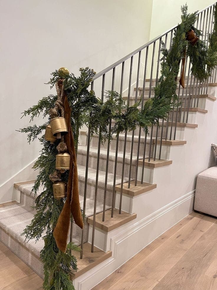 10ft-20ft Bannister Real Touch Cedar Garland/Vines For Wedding/Greenery/Garlands/Staircase garlands/Christmas garlands/HolidayGarland