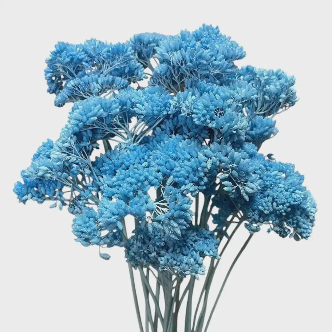 Light Blue Yarrow Stems/Wedding Centerpieces/Home Decor/Event Decor/Faux Flowers/Silk Flowers/Flower Bouquet/Spring Wedding/Summer Wedding