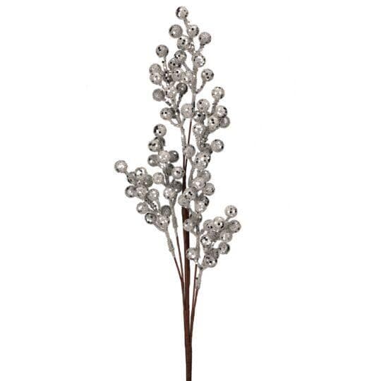 26" Iced Glitter Berry Spray/Sprays/Wedding Decor/Holiday Decor/Fall Decor/Table Decor/Cedar Spray/Natural Spray/DIY Craft/Holiday DIY