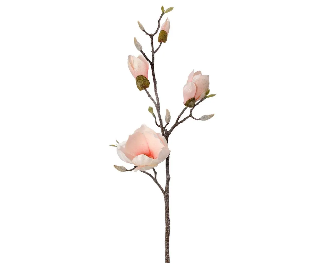 32" Pink Frosted Magnolia Spray/Sprays/Faux Spray/Wedding Decor/Holiday Decor/Table Decor/Berry Spray/DIY/Holiday DIY