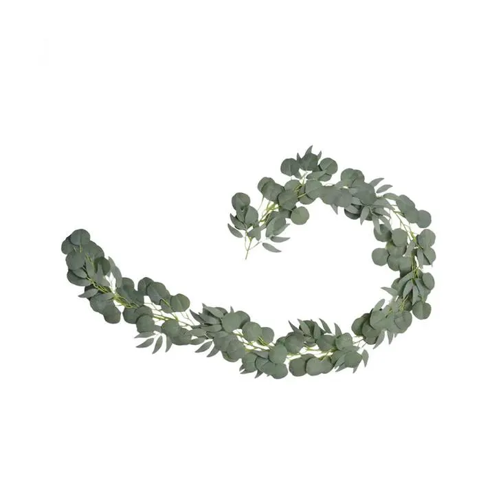 75" Mix Eucalyptus Garland/Garland/Artificial Greenery/Holiday Decor/Christmas Decor/Seasonal/Long Garland/Dark Green