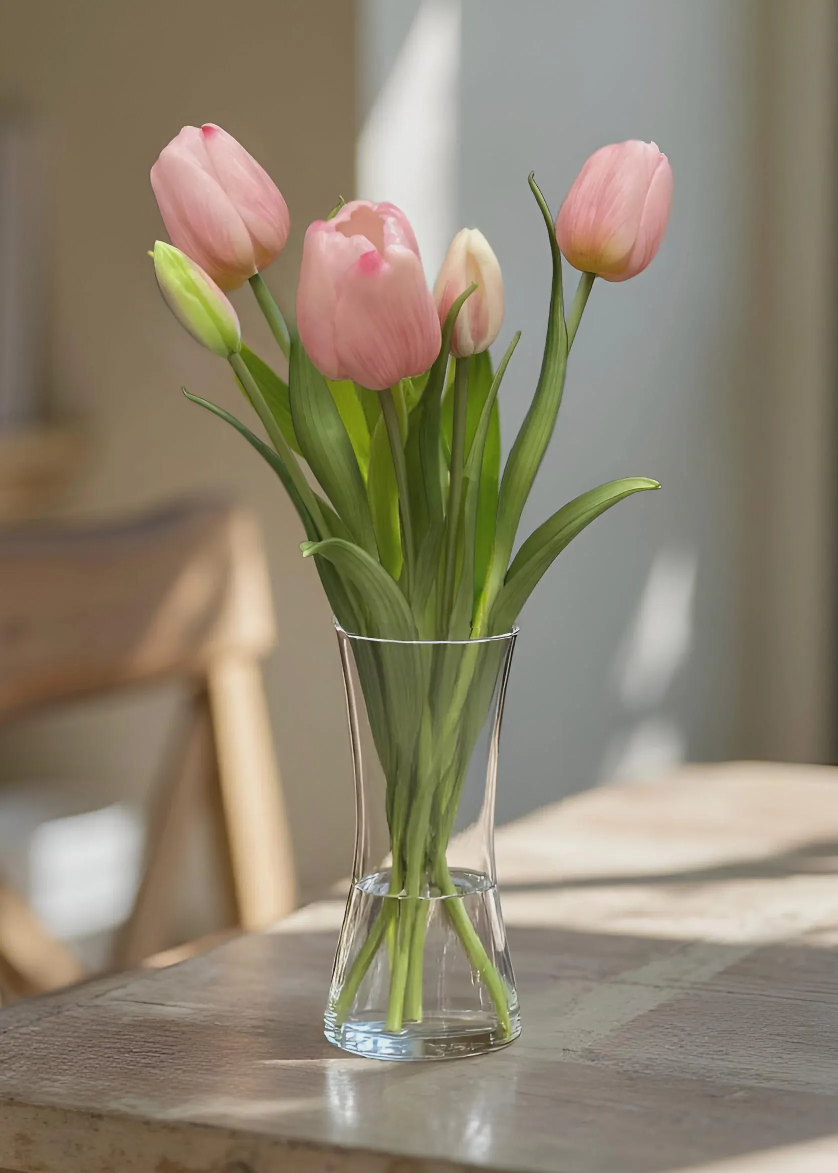18" Fresh Touch Rose Day Dream Tulip Bundle/Faux Spray/Autumn Decor/Holiday Decor/Fall Decor/Thanksgiving Decor/Wedding Decor