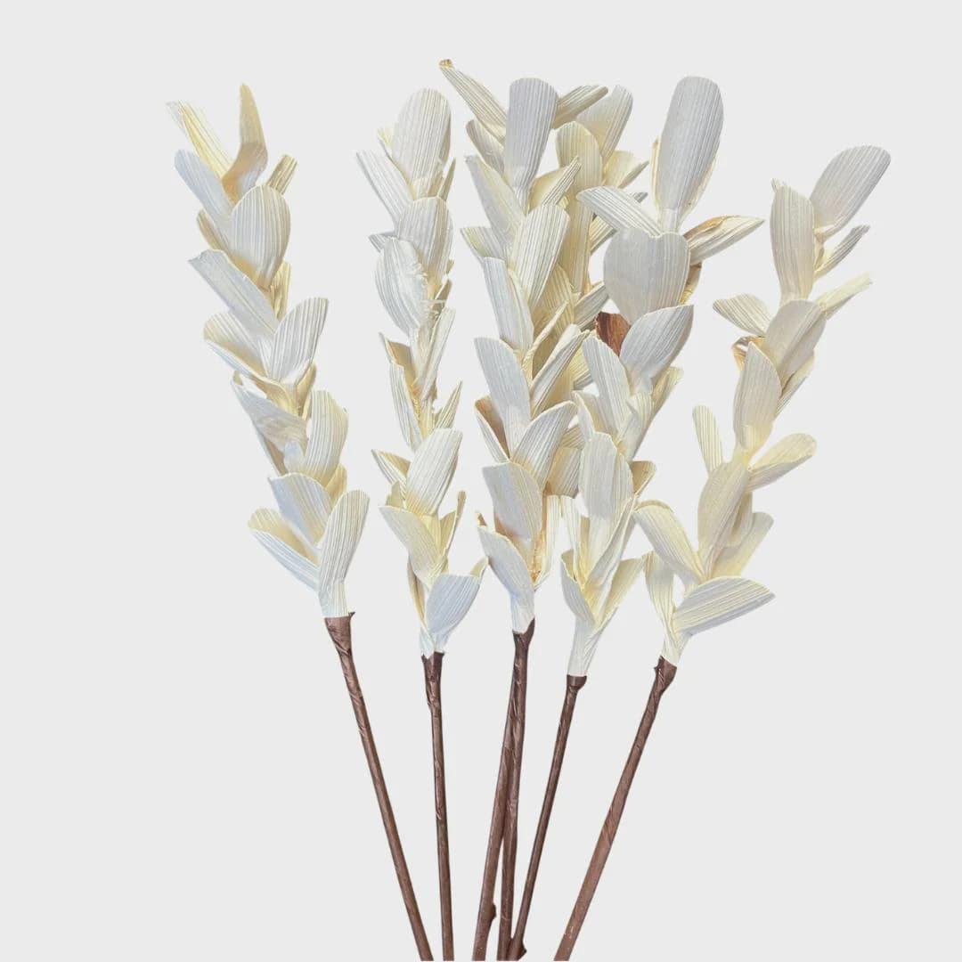 22" Bleached Deco Pine/Floral Spray/Florals/ Wedding/Greenery Bushel/Outdoor Wedding Greenery/Centerpiece Decor/Faux Flowers/