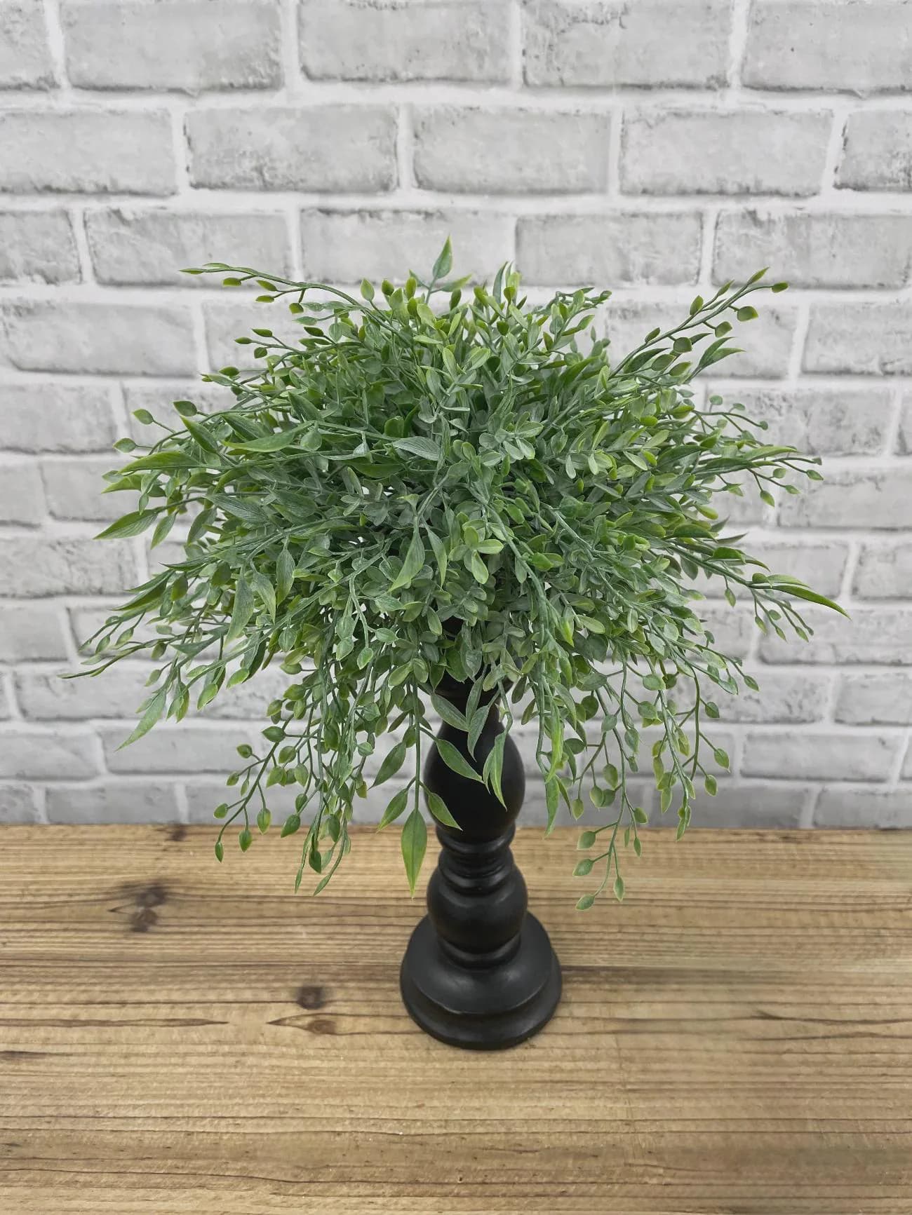 10" Faux Green Smilax Mix Half Ball, Artificial Greenery Centerpiece Riser Filler, Silk Foliage Sphere for Wedding Vase,High-End Event Decor