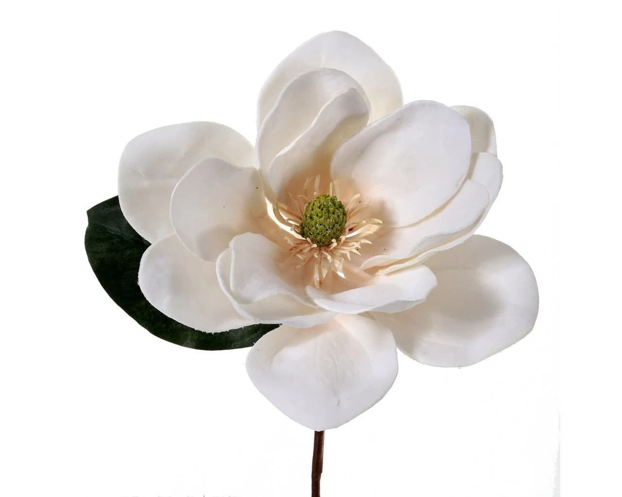 12" White Velvet Magnolia/Holiday Decor/Christmas Decor/Poinsettia Picks/Poinsettia Flowers/Poinsettias/Wedding