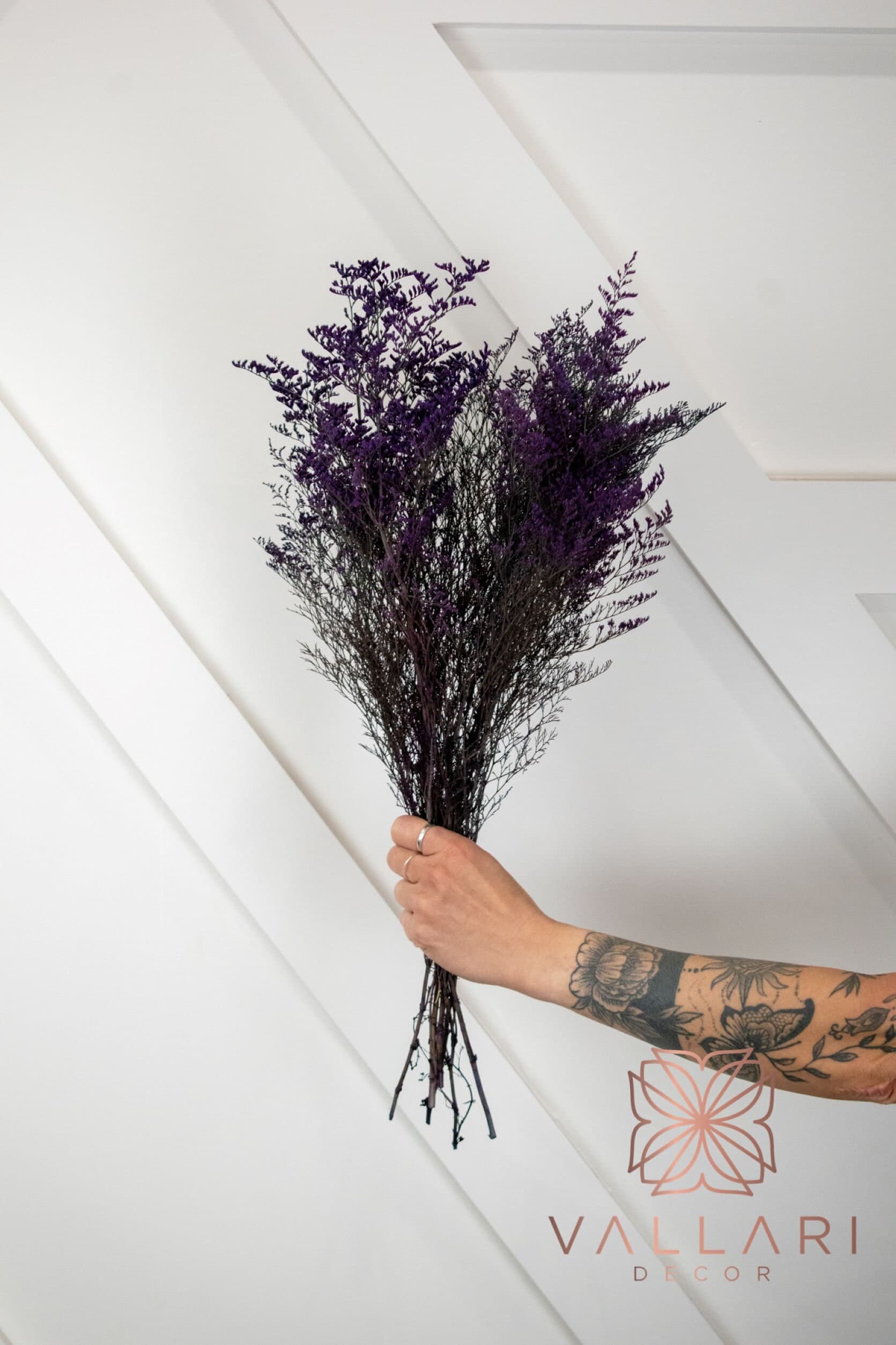 Purple Preserved Caspia/Baby Breaths/Fall/Thanksgiving/Table Setting/Home Decor/Faux Decor/Decoration/Fall Season/Indoor Decor