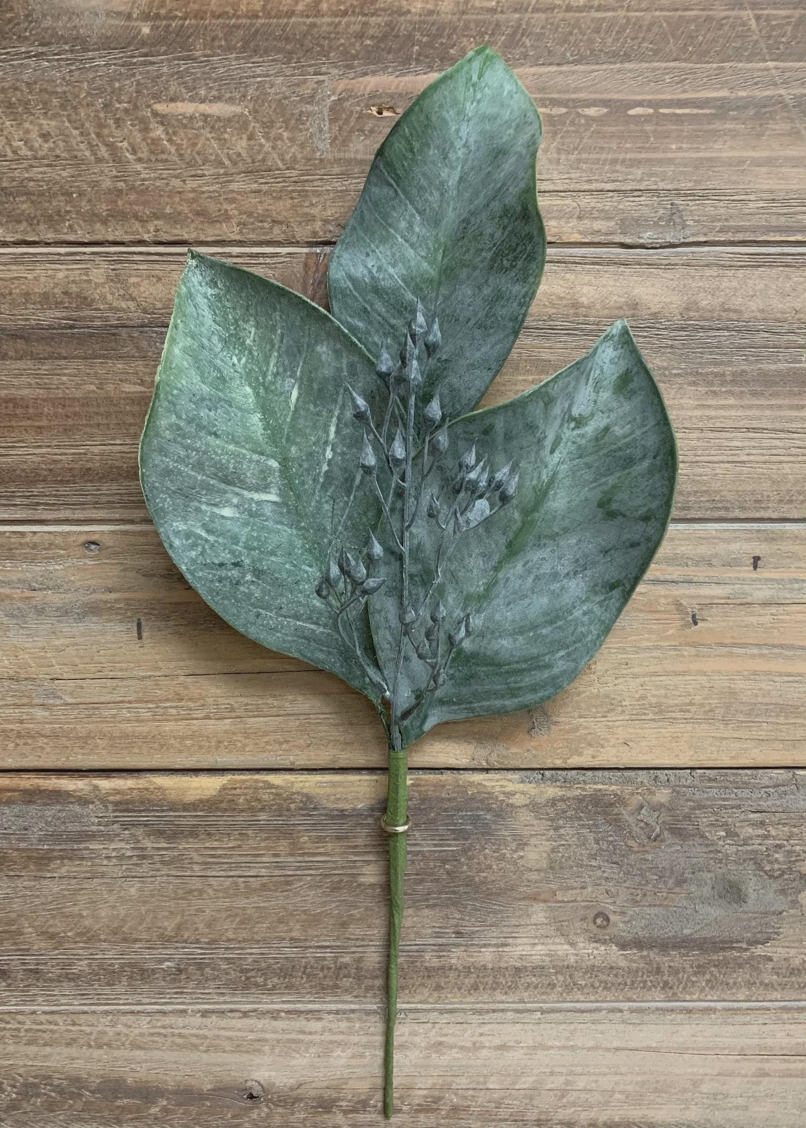 15.5" Dusted Magnolia Faux Spray /Vines For Wedding/Greenery/Wedding Centerpieces/Home Decor/Faux Vines/Silk Vines/Garlands