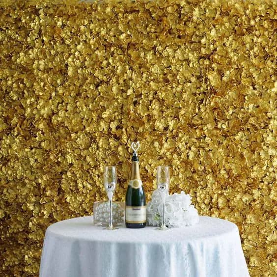 Gold Hydrangea Flower Panel/ Silver Hydrangea Flower Panel/ Wedding decor/ Floral decor/ Flower wall/ Event decor/ Floral wall panel
