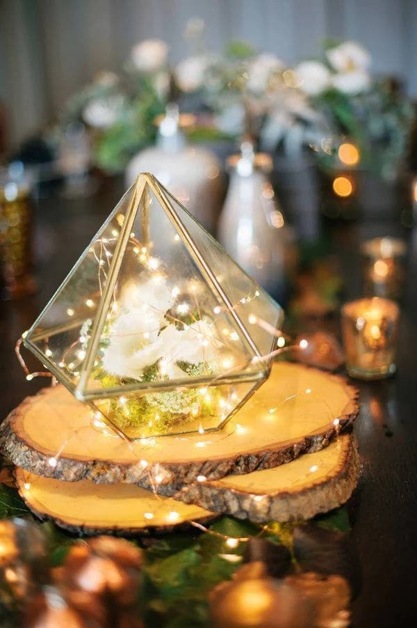 Glass Geometric Terrarium/ Wedding Table Decor/ Succulent Planter/Air Plants Glass Vase/Terrarium Kit/ Terrarium Gift/ Terrarium Centerpiece
