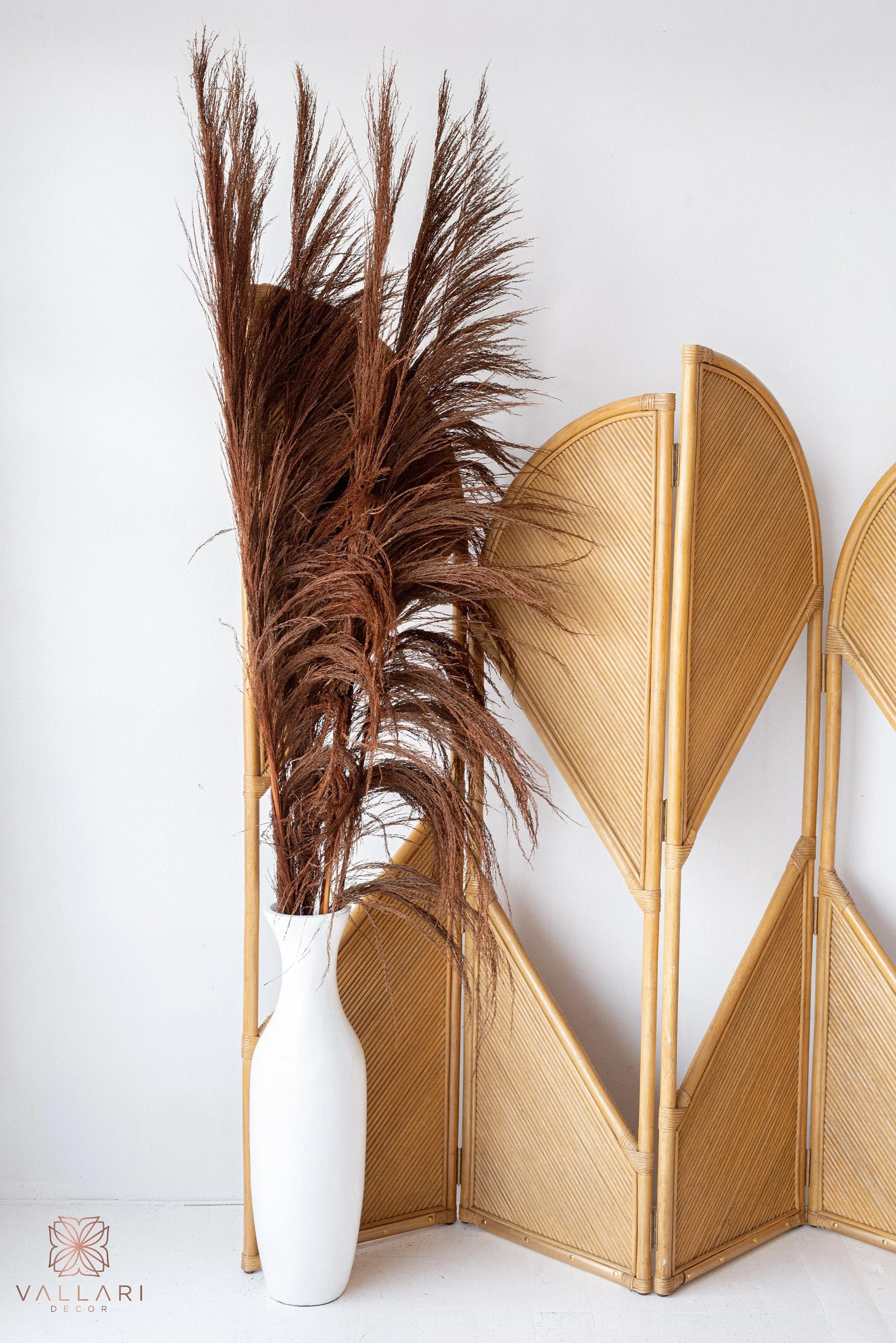 5FT-3 Pc BROWN UVA STALK/Pampas/Natural Stalk/Natural Branches/Rustic Decor/Home Decoration/HomeDecor/Winter Wedding/Wedding Centrepiece