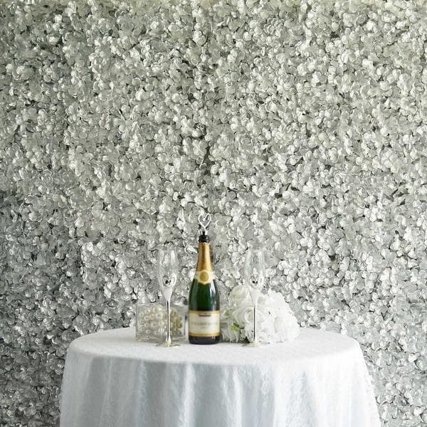 Silver Hydrangea Flower Panel/ Gold Hydrangea Flower Panel/ Wedding decor/ Floral decor/ Flower wall/ Event decor/ Floral wall panel