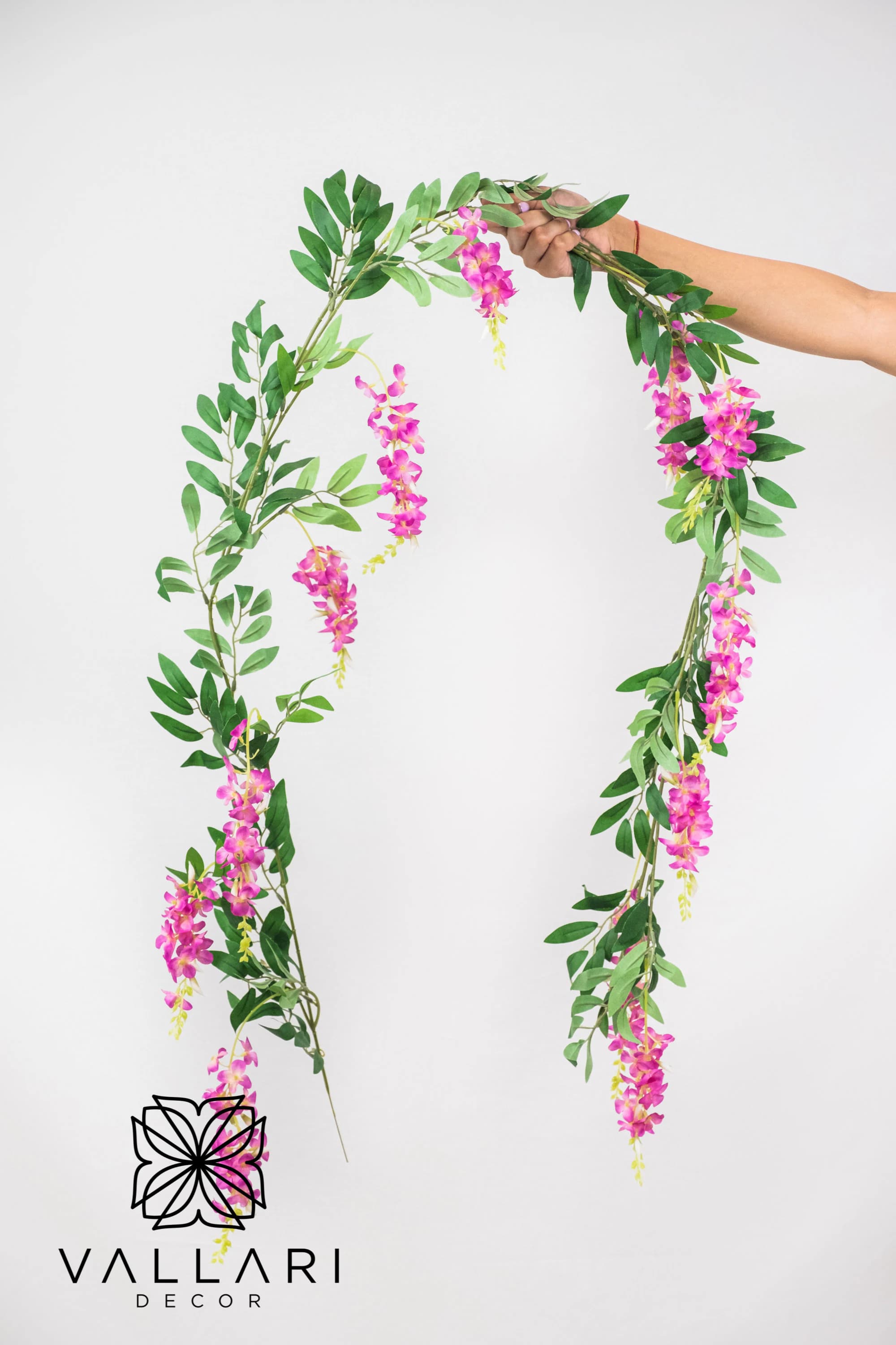PINK AND GREEN Lavender Floral Garlands/Vines For Wedding/Greenery/Wedding Centerpieces/Home Decor/Faux Vines/Silk Vines/Garlands