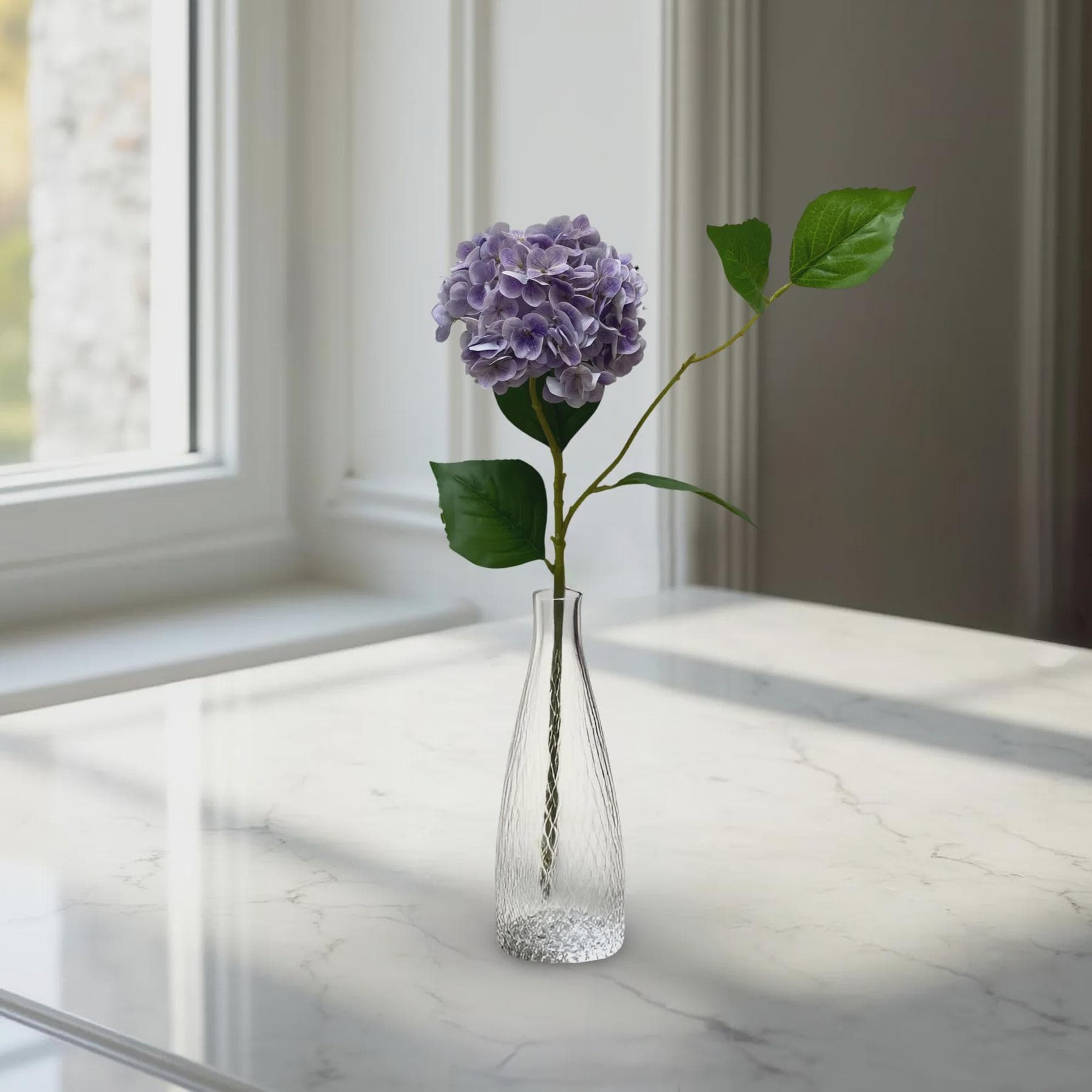 30" Lavender Fresh Touch Hydrangea/Artificial Greenery/Holiday Decor/Christmas Decor/Seasonal/Long Garland