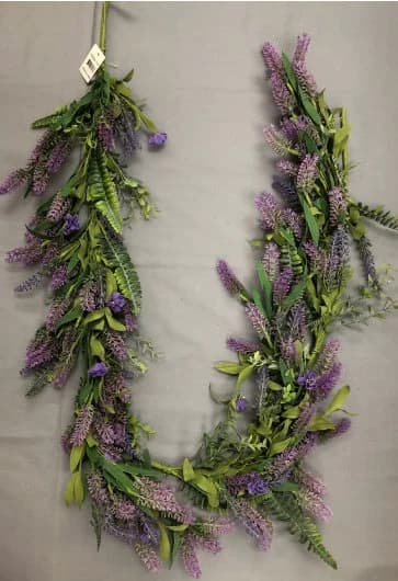 Faux Lavender Fern Floral Garlands/Vines For Wedding/Greenery/Wedding Centerpieces/Home Decor/Faux Vines/Silk Vines/Garlands