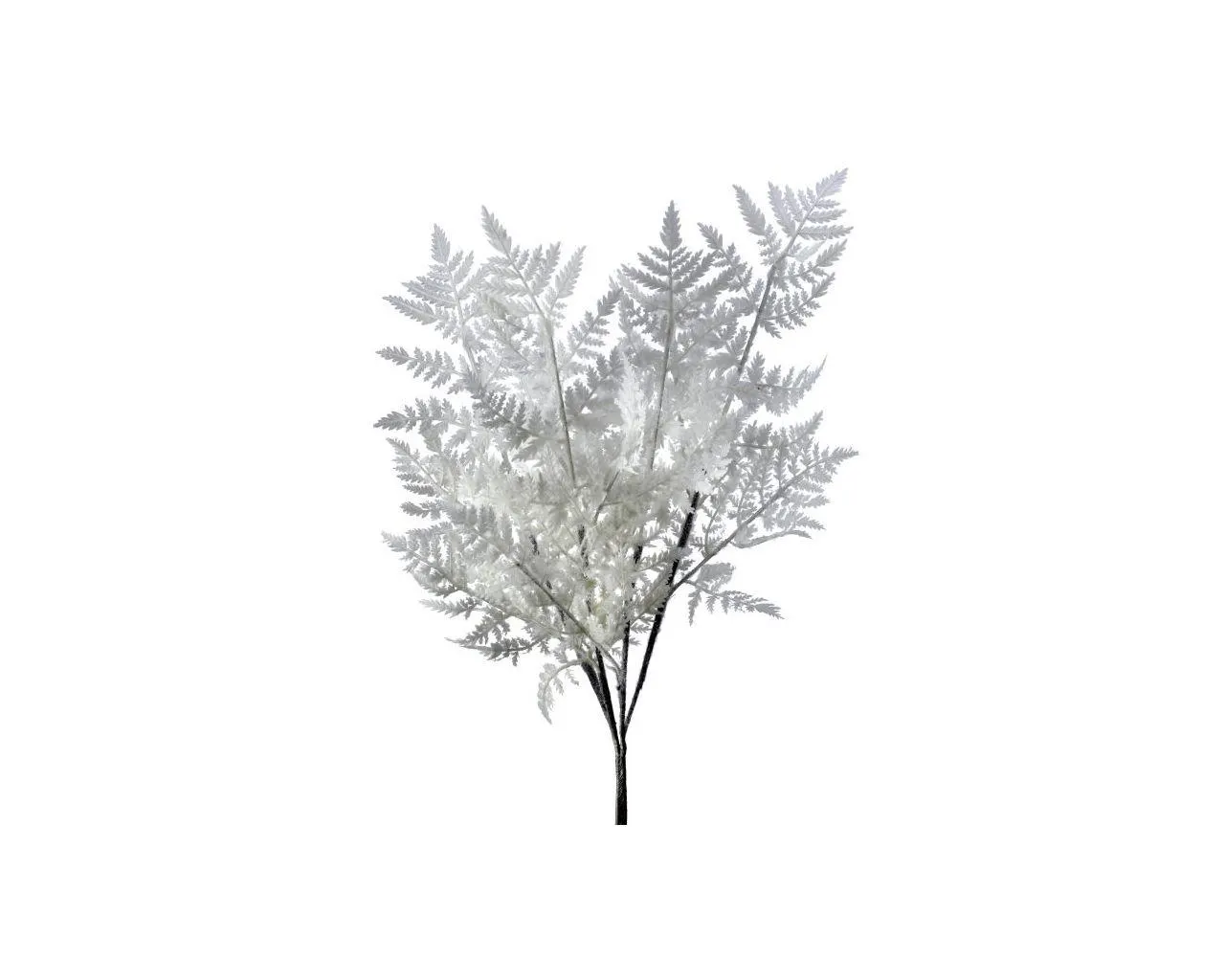 22.5" Cream Flocked Bleached Fern Bush Spray/Holiday Decor/Christmas Decor/Poinsettia Picks/Poinsettia Flowers/Poinsettias/Wedding