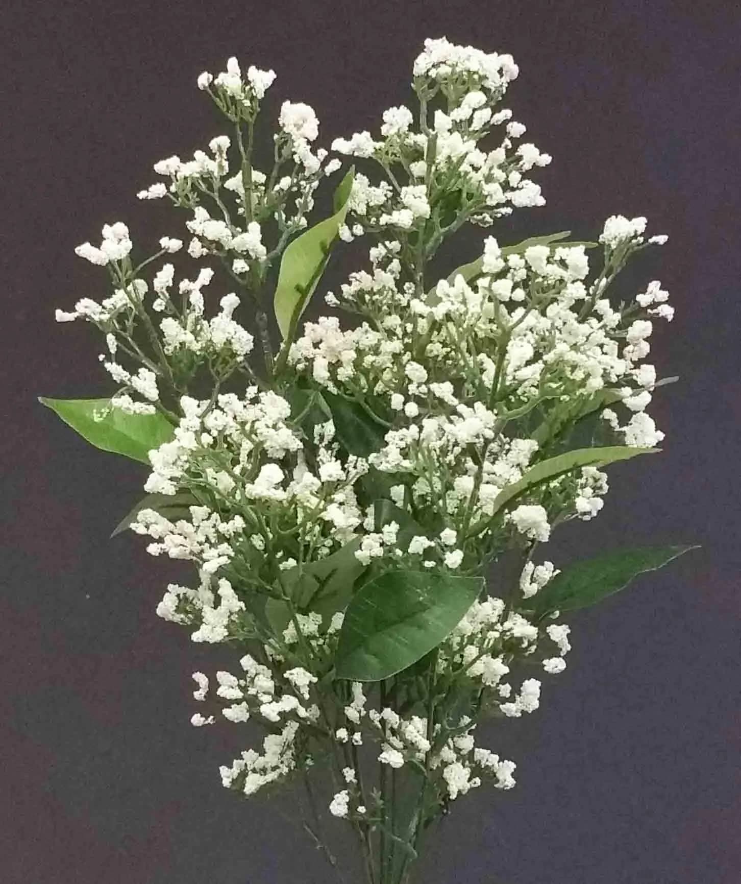 18" Mix Cluster Berry Bush/Baby Breaths/Fall/Thanksgiving/Table Setting/Home Decor/Faux Decor/Decoration/Fall Season/Indoor Decor/Bleached