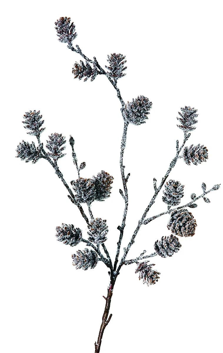 15" Frosted Pine Cone Spray/Sprays/Faux Spray/Wedding Decor/Holiday Decor/Fall Decor/Table Decor/Berry Spray/Natural Spray/DIY
