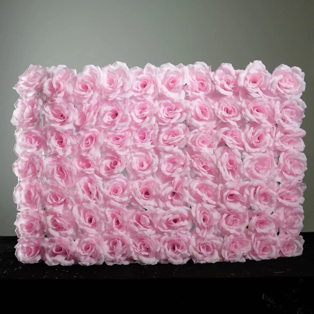 Pink Rose Flower Panel/ Wedding decor/ Floral decor/ Flower wall/ Event decor/ Floral wall panel