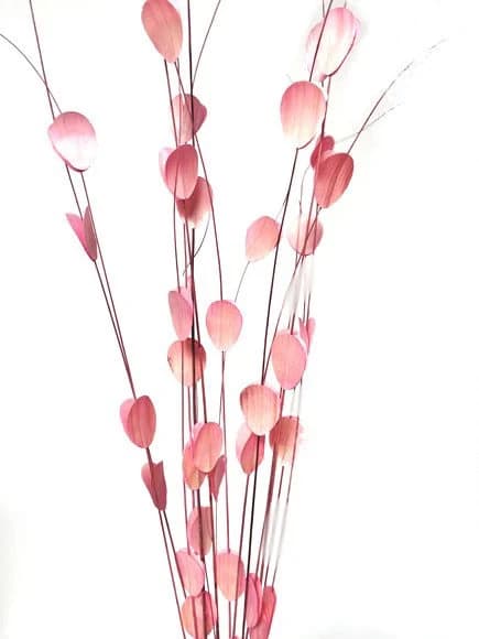 40" Pink Petal Ting/Willow Natural Branch/Branches/Centerpiece decor/ Winter/Decoration Branches/Branches/Glitter Branches/Silver Branches