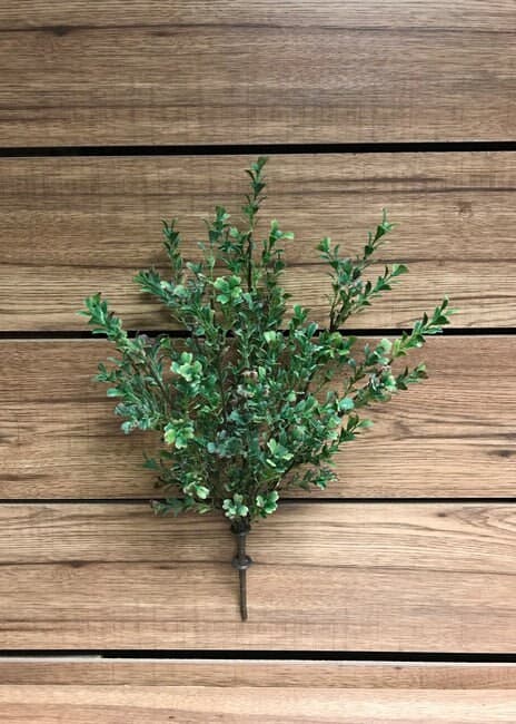 17" Boxwood Bush/Floral Wedding/Greenery/Wedding Centerpieces/Home Decor/Faux Vines/Silk Vines/Garlands
