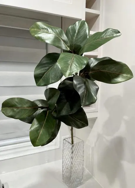 42" Green Magnolia Leaves Spray/Faux Spray/Autumn Decor/Holiday Decor/Fall Decor/Thanksgiving Decor/Wedding Decor