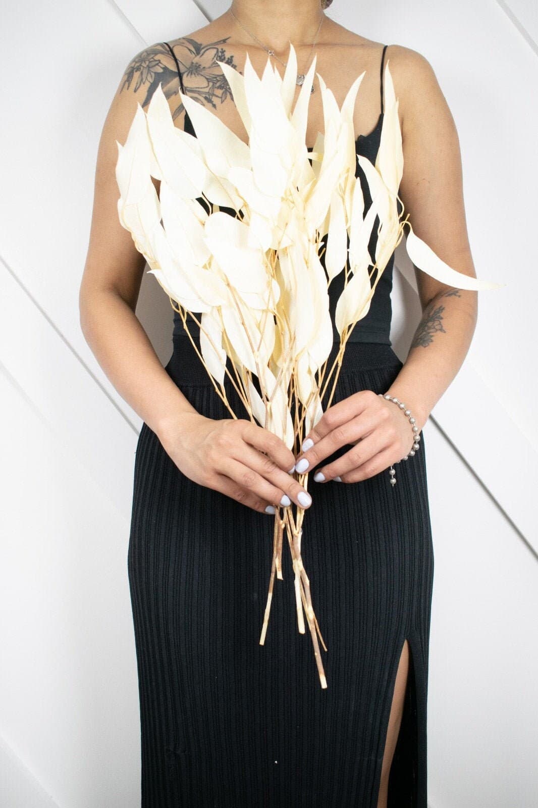 16" BLEACHED WILLOW EUCALYPTUS Decor/filler decor/faux filler/Home Decor/VaseDecor/Centerpiece Decor/Faux Flower/Silk Flowers/Flower Bouquet