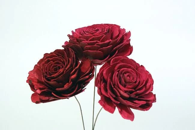 3PC Burgundy Sola Rose/Pink/Wedding Centerpieces/Home Decor/Faux Flowers/Silk Flowers/Flower Bouquet/Spring Wedding/Summer Wedding
