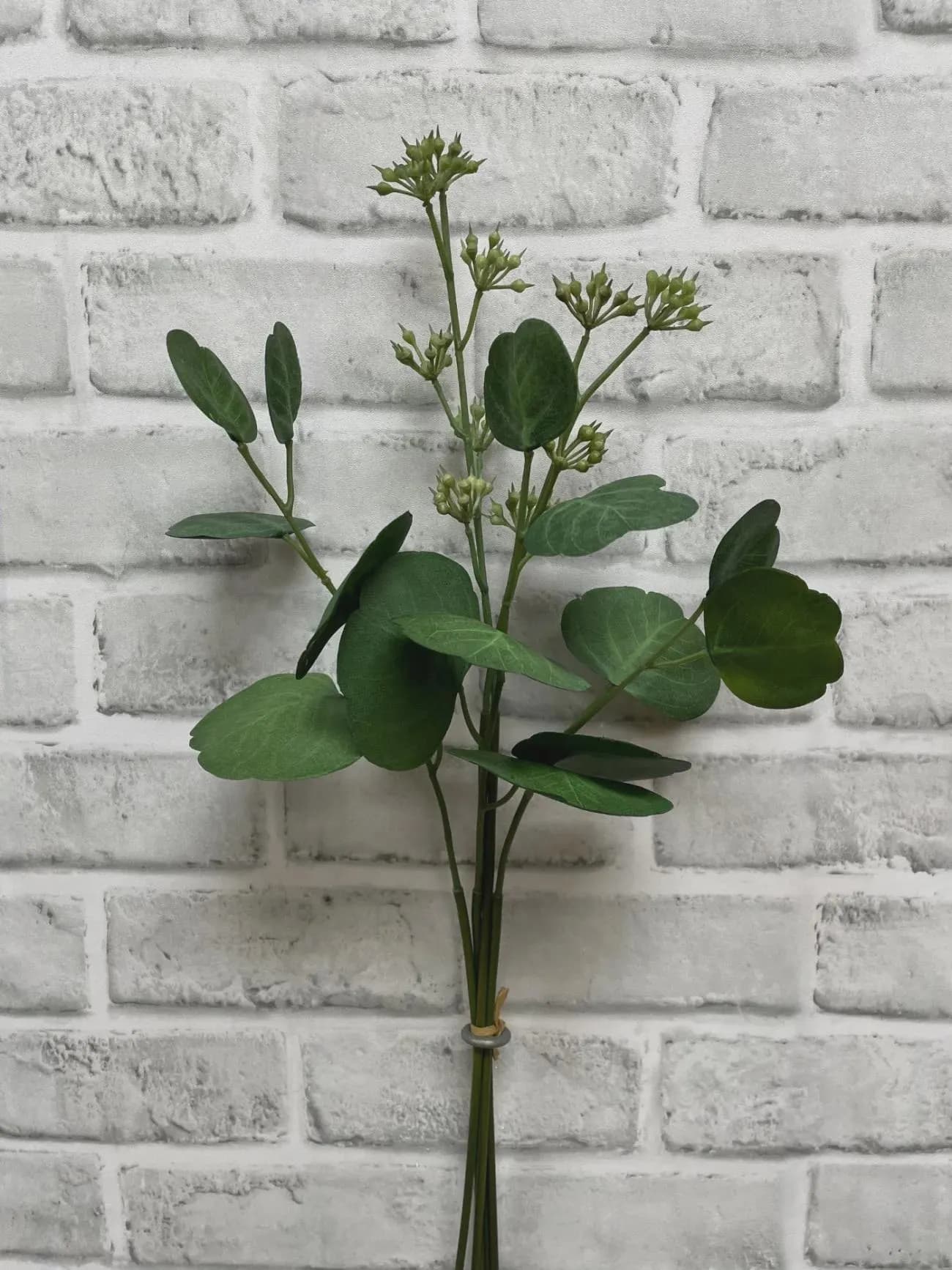 19.5" Fresh Touch Green Eucalyptus Spray/Greenery/Succulent/Terrarium DecorWedding Centerpiece Decor/Faux Flower/Silk Flowers/Flower Bouquet
