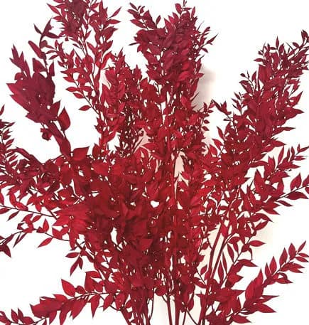30" Red Ruscus/filler decor/faux filler/ Home Decor/VaseDecor/Centerpiece Decor/Faux Flowers/Silk Flowers/Flower Bouquet