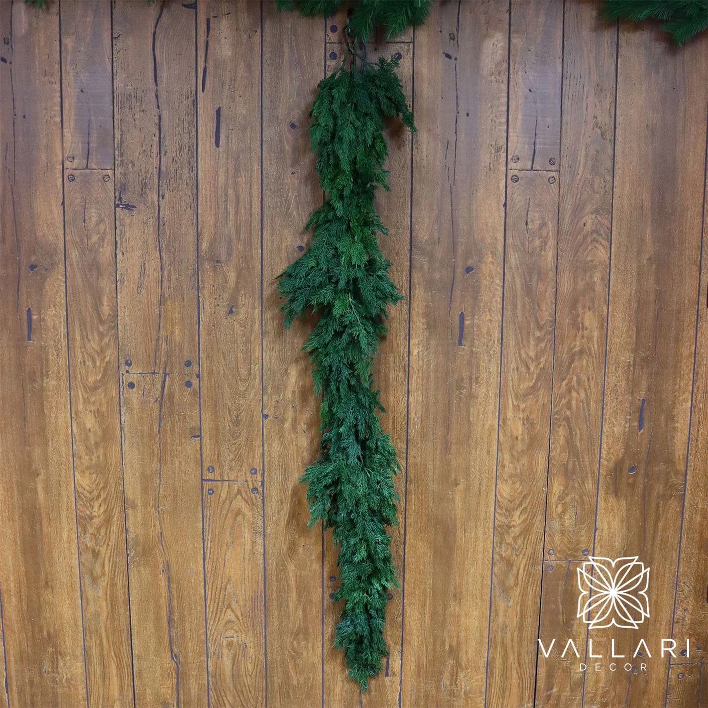 THICK 70" Dark Green Real Touch Cedar Garland/Vines For Wedding/Greenery/Wedding Centerpieces/Home Decor/Faux Vines/Silk Vines/Garlands