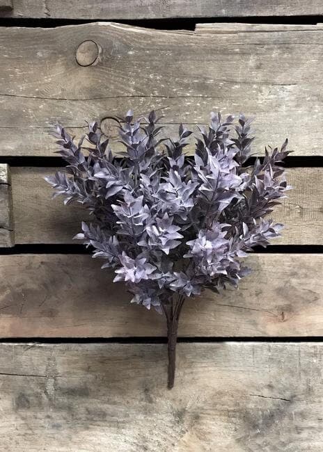 12" Burgundy Tea Leaf Bush/Faux Spray/Autumn Decor/Holiday Decor/Fall Decor/Thanksgiving Decor/Wedding Decor