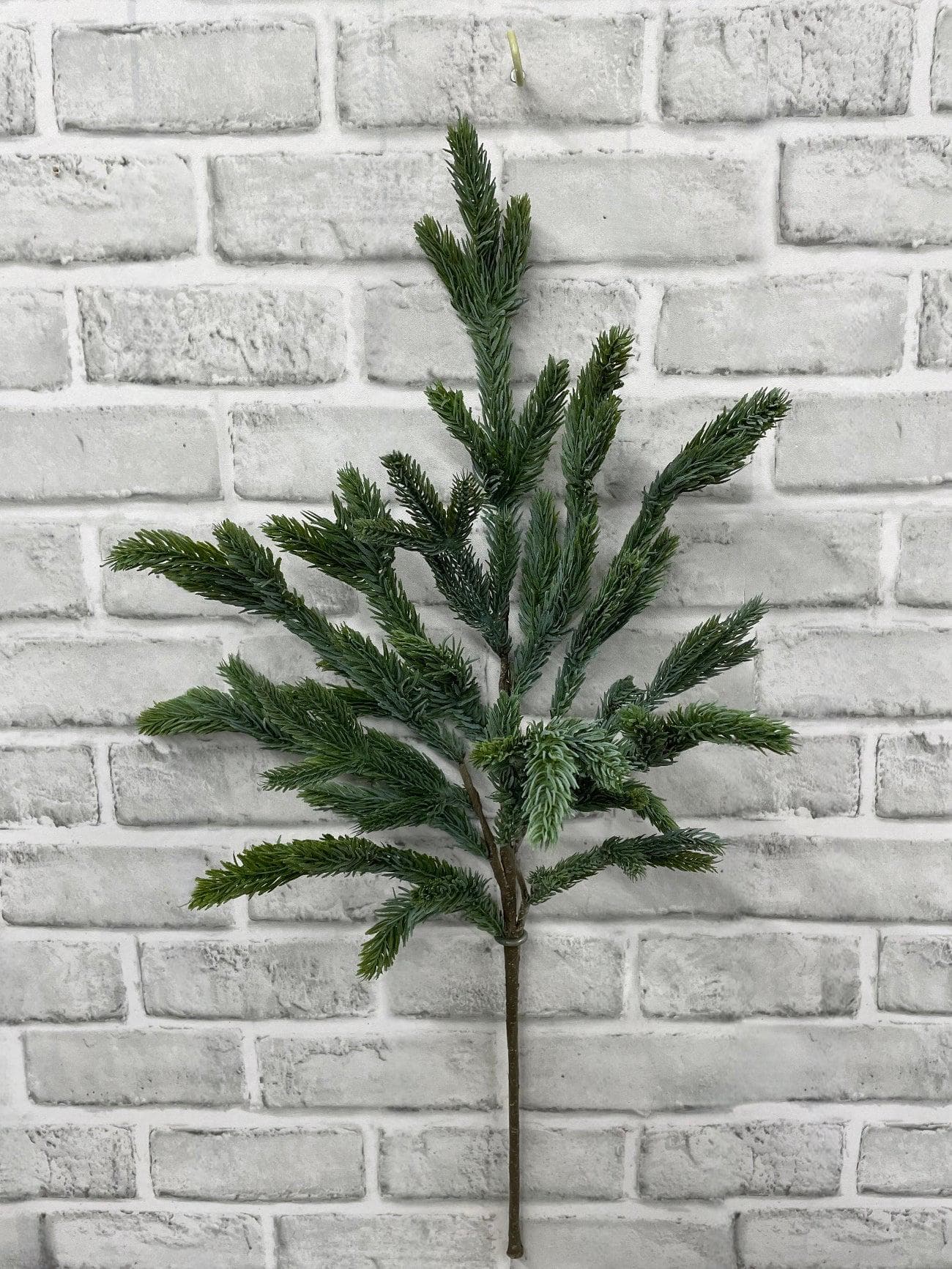 24" Fresh Touch Blue Spruce Spray, Faux Colorado Spruce Branch, Realistic Winter Greenery Stem for Christmas Mantels, Wedding Arch Florals