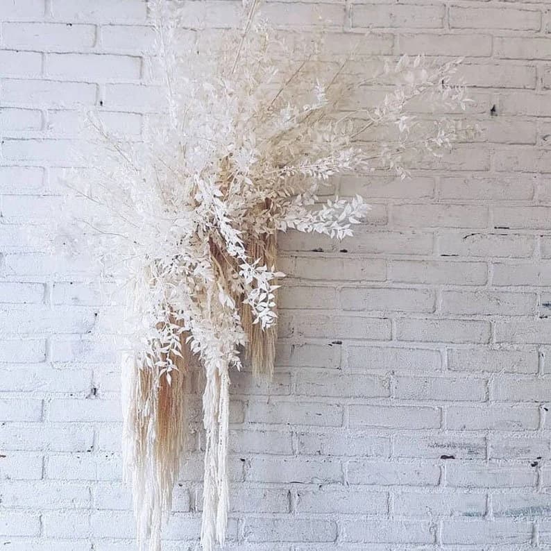 30" BLEACHED RUSCUS VASE Decor/filler decor/faux filler/ Home Decor/VaseDecor/Centerpiece Decor/Faux Flowers/Silk Flowers/Flower Bouquet